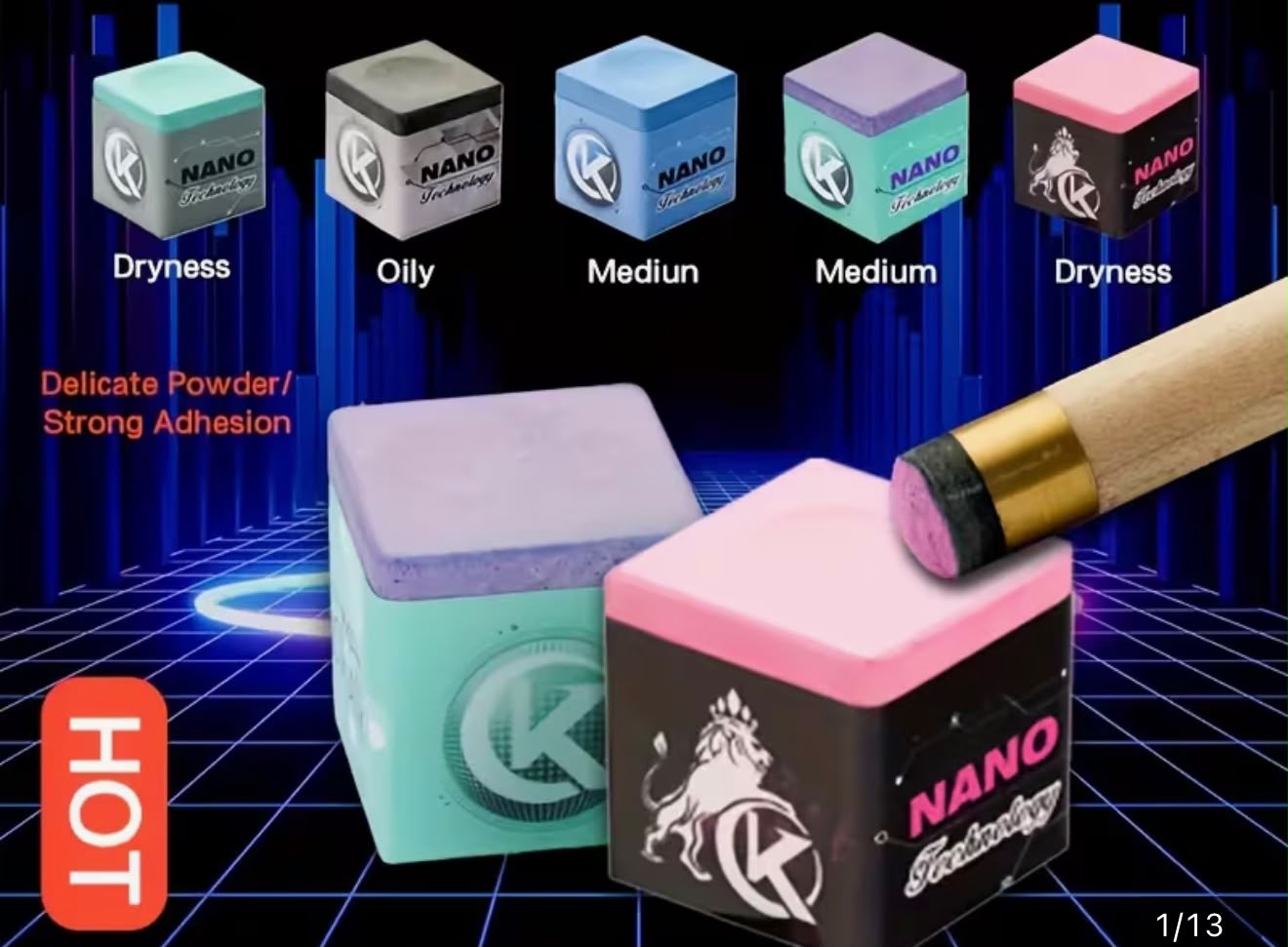 Konllen Nano Tech Billiard Chalk