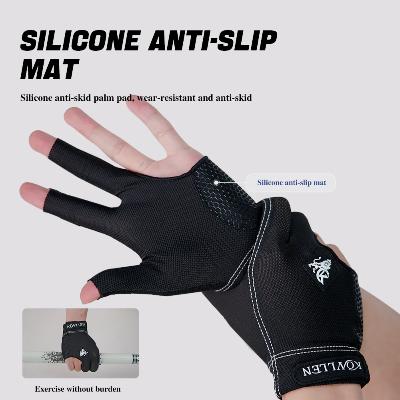 KONLLEN Billiards Gloves for Left Hand/Right Hand L/XL