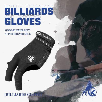 KONLLEN Billiards Gloves for Left Hand/Right Hand L/XL